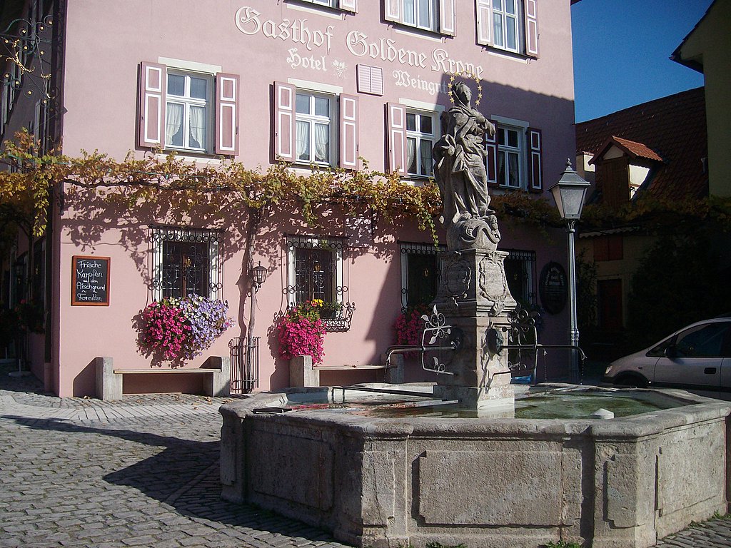 Iphofen, Marienbrunnen by H.Becker