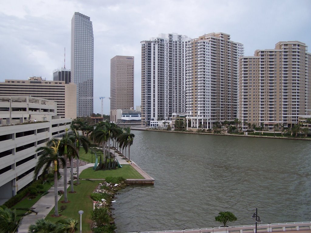 Miami, Florida (Brickell Key) by Gregory Zdaniuk