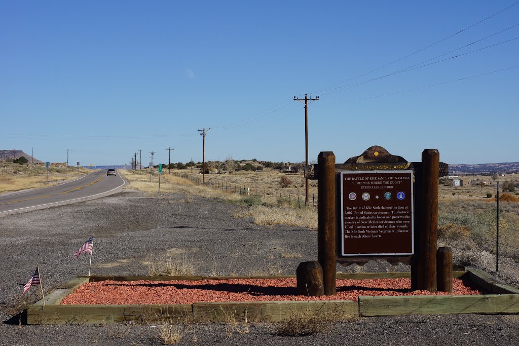 2013, View E Route 66 - New Mexico Battle of Khe San Casualties Historic Marker by tceng