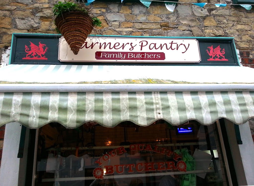 The Local Butcher, Llantwit Major, South Wales by macgrel