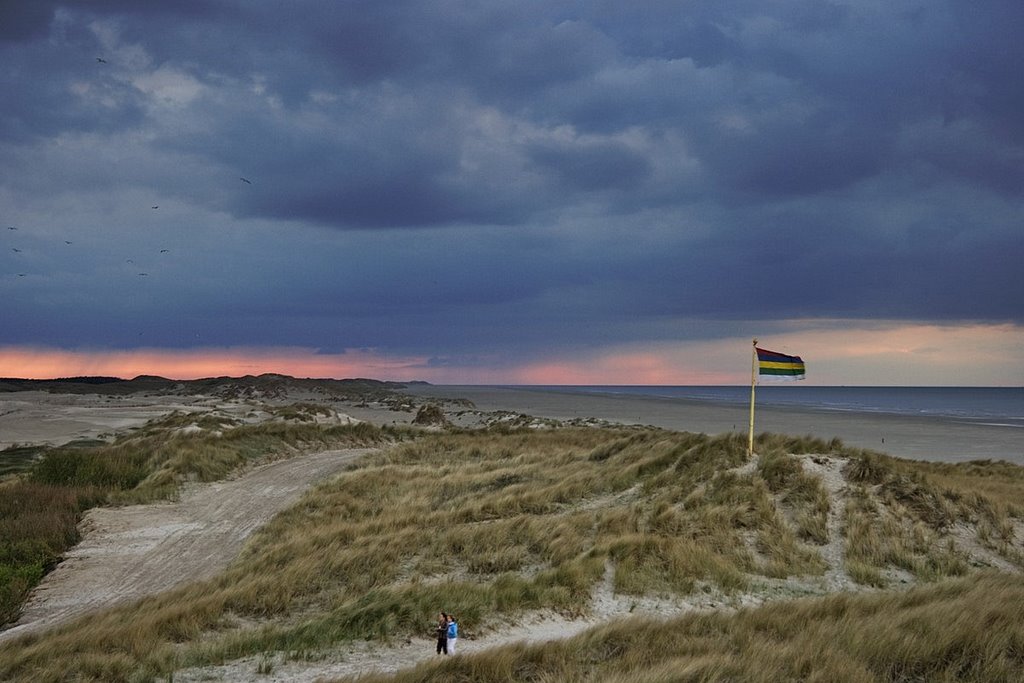 Dark skies, Oosterend, Terschelling by Wim Janssen