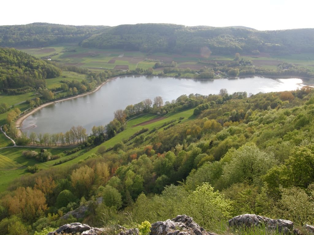 Happurger Stausee Ansicht vom Houbirg by aasso