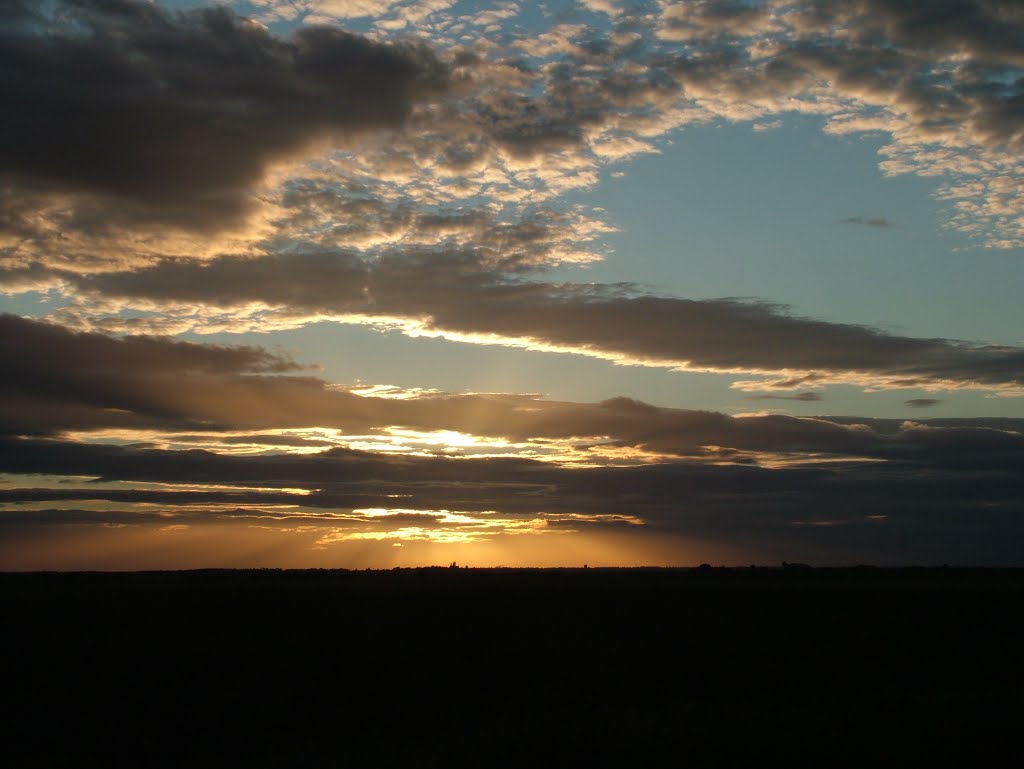 Lincoln Cathedral from Dunston Fen, Lincolnshire, UK by A Shropshire Lad