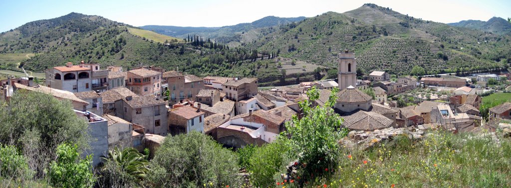 Vista panoràmica des del mirador de Porrera by Toni Ramos Martín