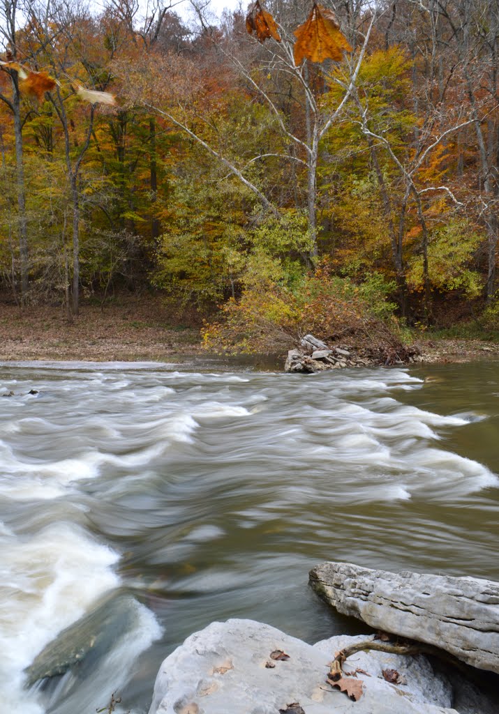 Rothrock Mill Old Dam on Blue River by bnj47130