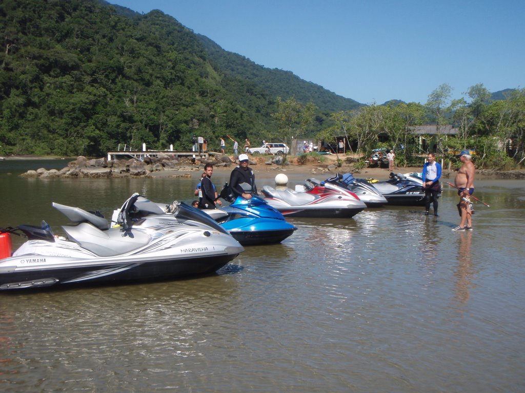 Viagem de Guarujá a Paranagua - Guaraú - Percurso de volta by sergio pgn