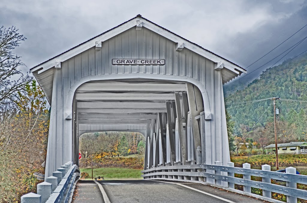 Grave Creek Covered Bridge by NorCal Tim