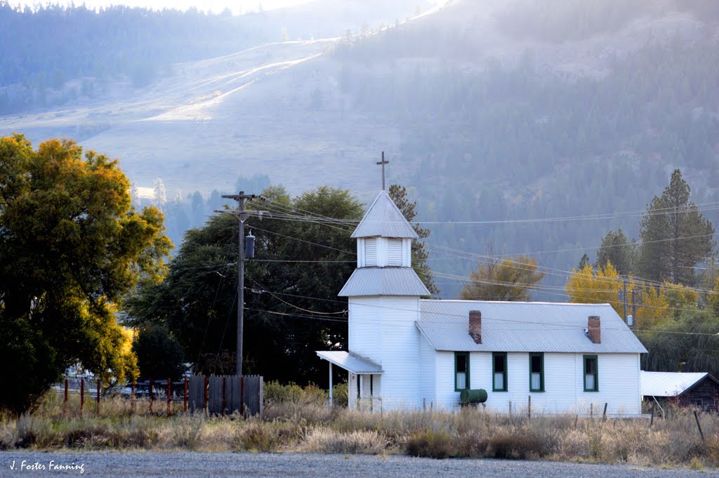 Catholic Church in Curlew Washington by Foster Fanning