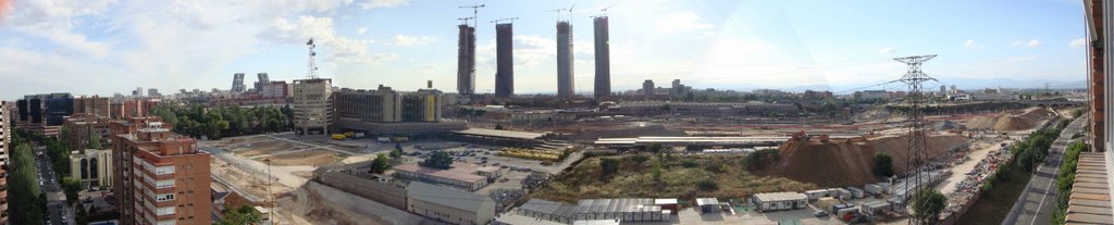 Panorámica desde Av, de Burgos by Bernardo Zalisñak