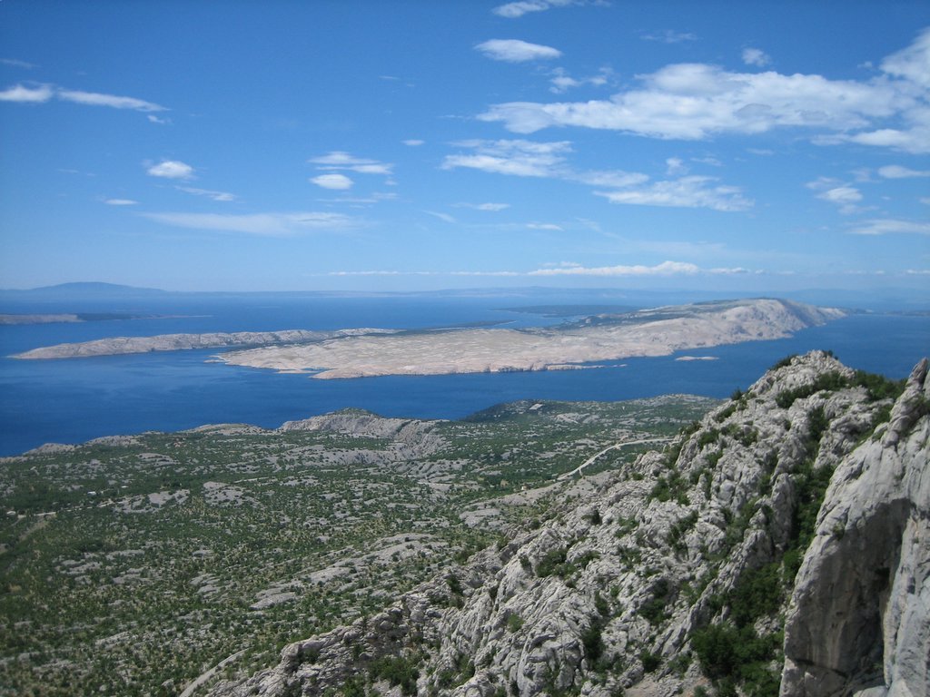 Sklop - climbing area - panorama of Rab island by Nikola Derežić