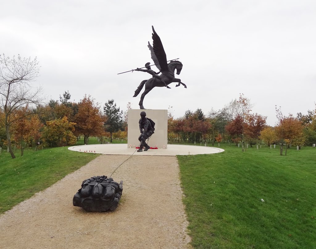 The Parachute Regiment & Airborne Forces Memorial, National Memorial Arboretum. by G Lokey