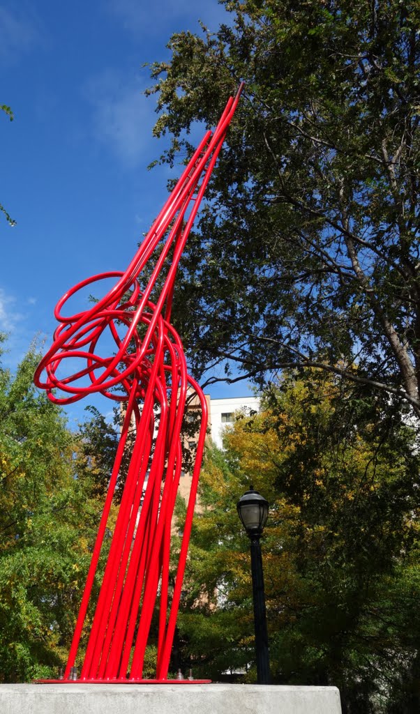 A Mark Chew sculpture on display in Hardy Ivy Park from 2013 to 2015, downtown Atlanta by neil.gilmour