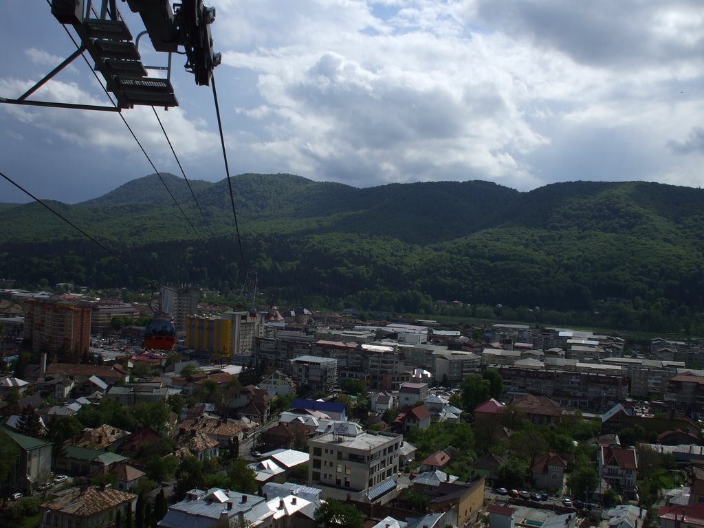 Piatra Neamt City view from cable ride (VIII) by Razvan Radu-Rusu