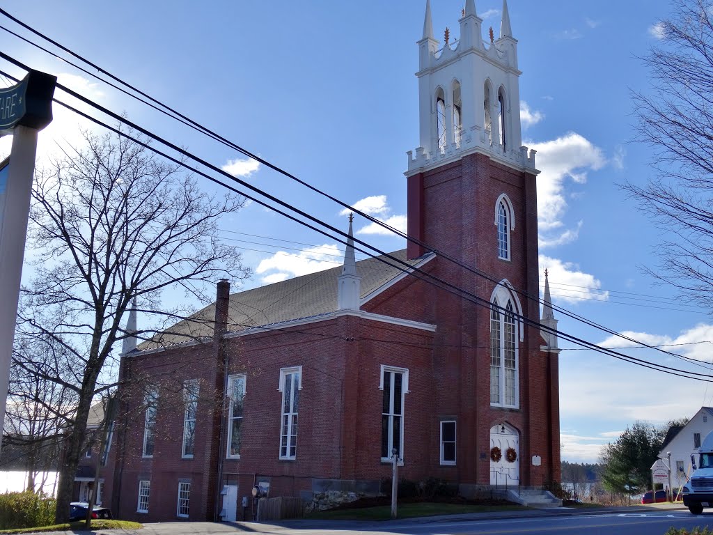 United Church of Christ, Newcastle Maine by Taoab