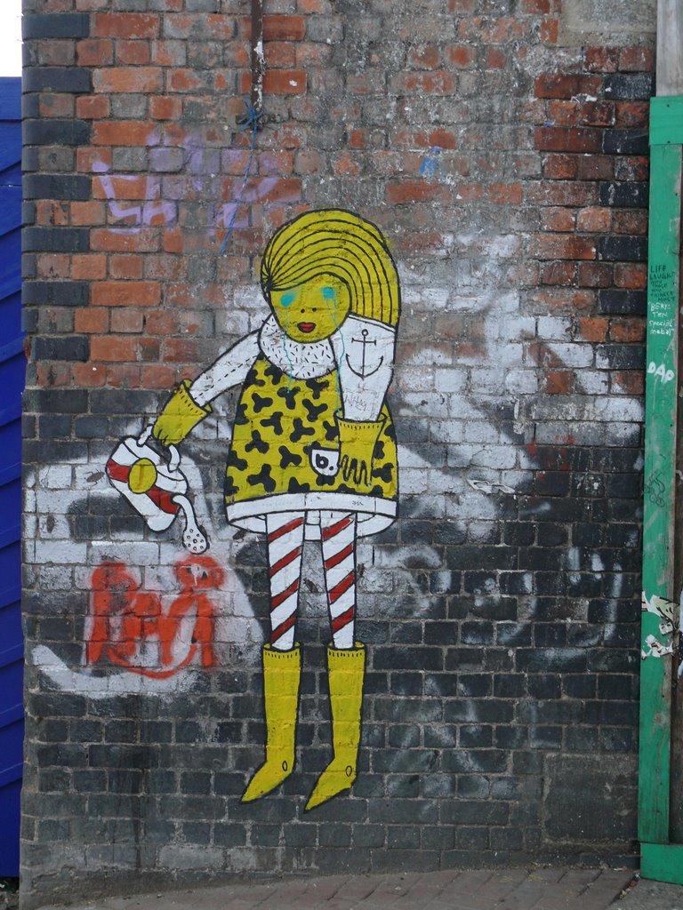 Brick Lane Art 1 by Terrablau