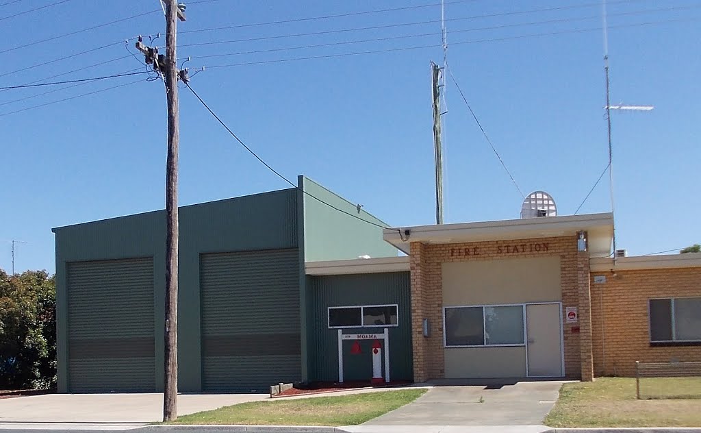 Fire station front view by Phaedrus Fleurieu