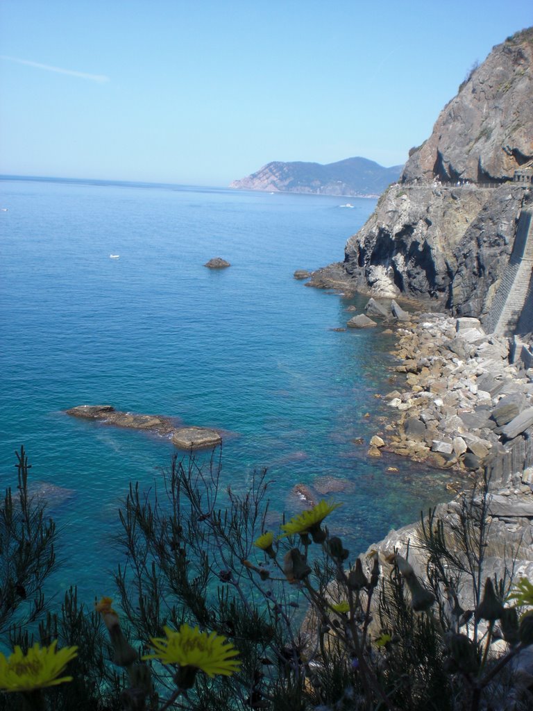 Cinque Terre - Il mare visto dalla Via dell'Amore by ila_foto