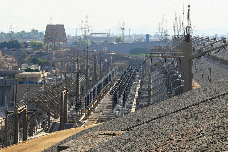 Egypt, Aswan, High Dam Power Station by Ferenc Wagner