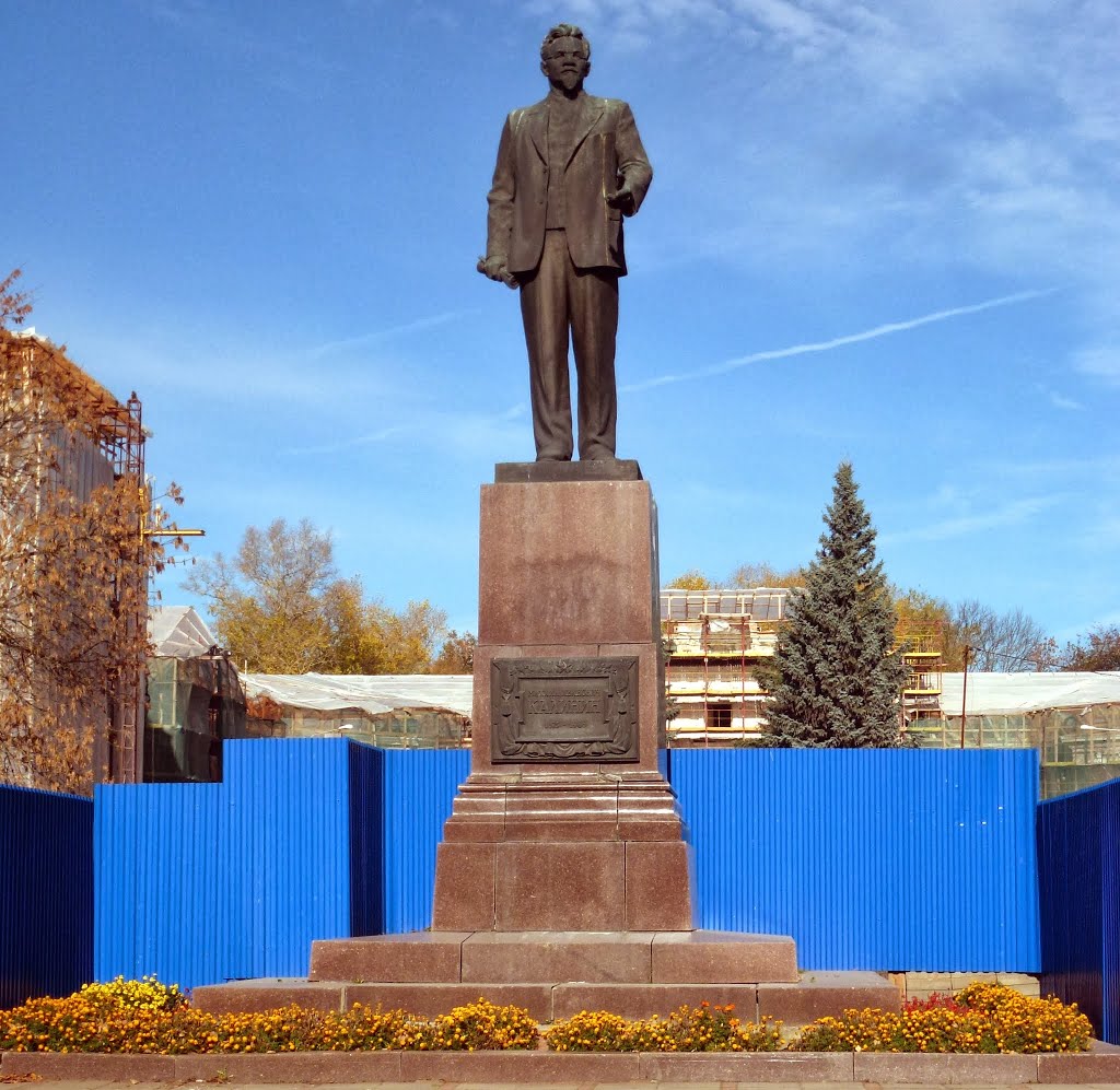 Памятник М. И. Калинину. Открыт в 1955 году. Бронза, гранит. Скульптор С. Н. Попов, архитектор Л. Н. Кулага by Maximovich Nikolay