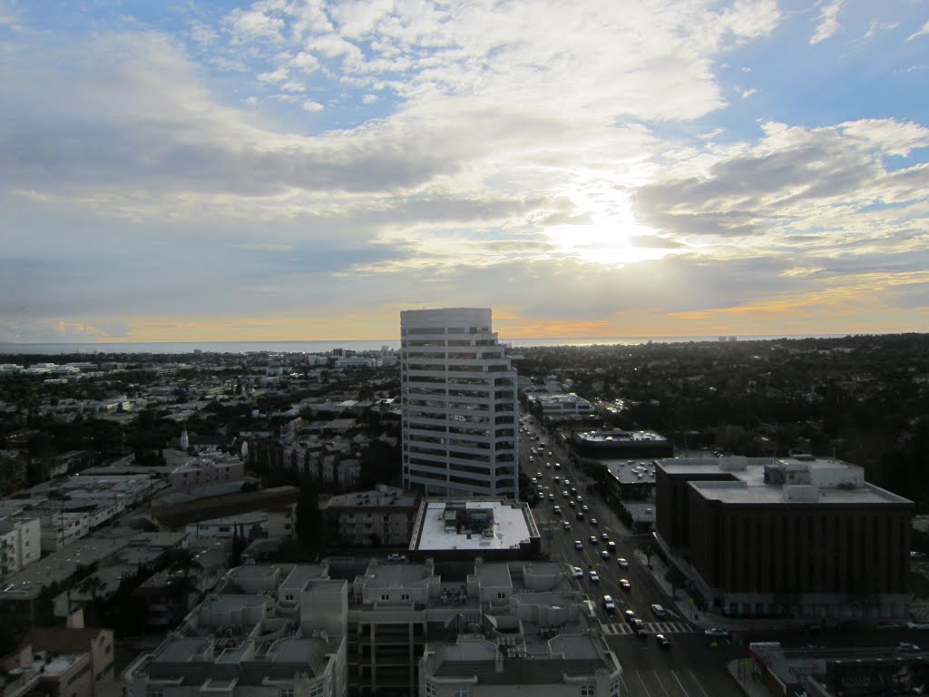 Sunset on the West Side of Los Angeles by Ranger Mosby