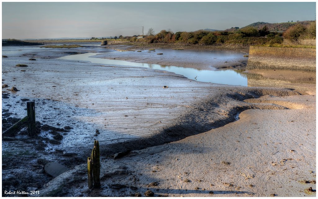 Low Tide Ex Briton Ferry Docks by Robert Hatton