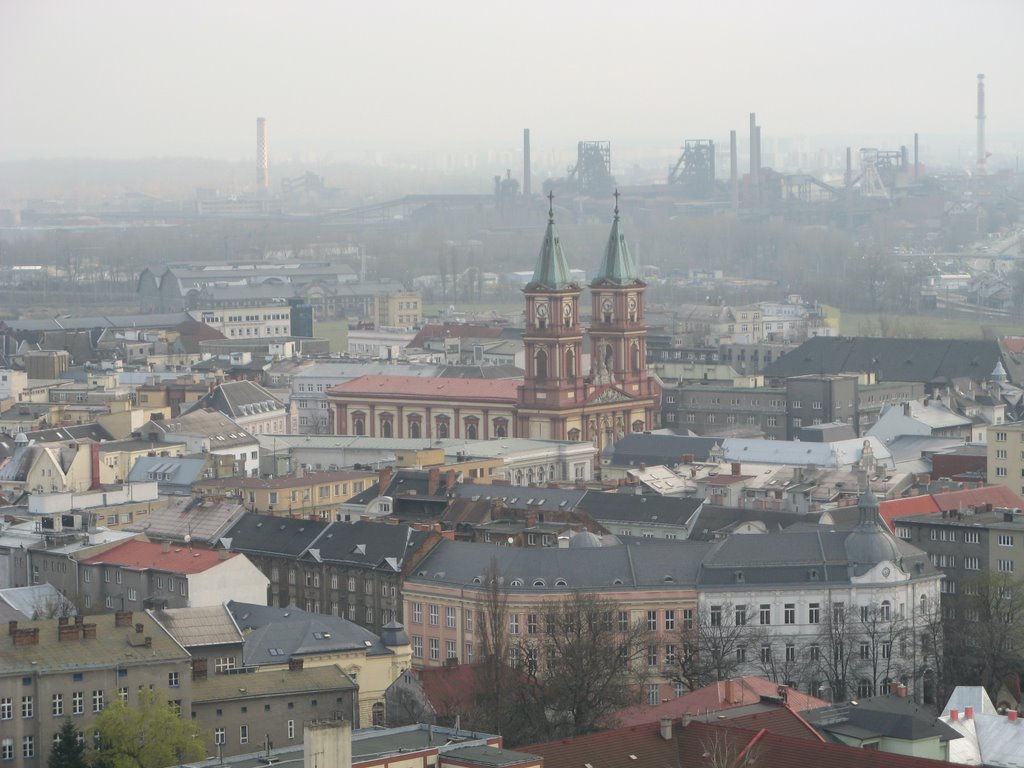 Ostrava City hall view, Prokešovo náměstí 8 (Square), Moravská Ostrava a Přívoz(Apr.2008) by ariol1