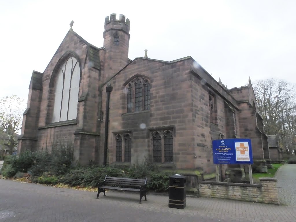 All Saints Church, Bedworth from the south west, Warwickshire, UK. by bobhampshire