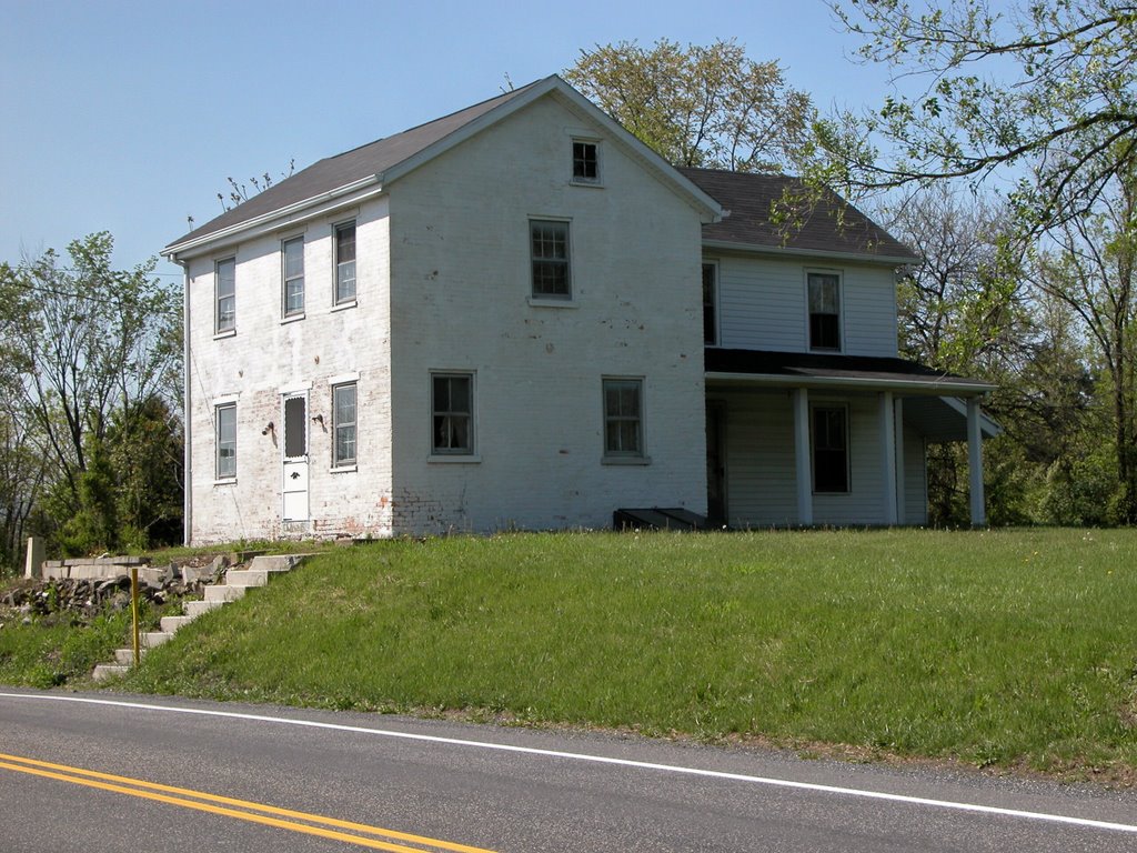 The Whisler House, Site of the First Shot Fired at Gettysburg, Knoxlyn Road at the Chambersburg Pike by Seven Stars