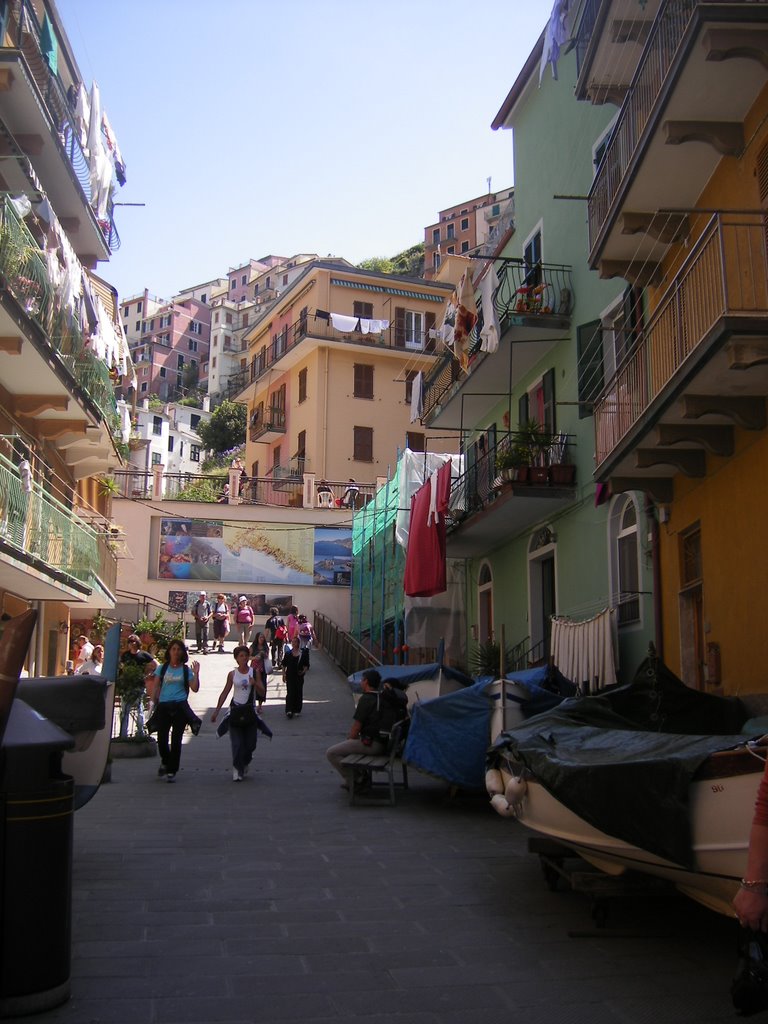 Cinque Terre - Manarola - Il paese by ila_foto