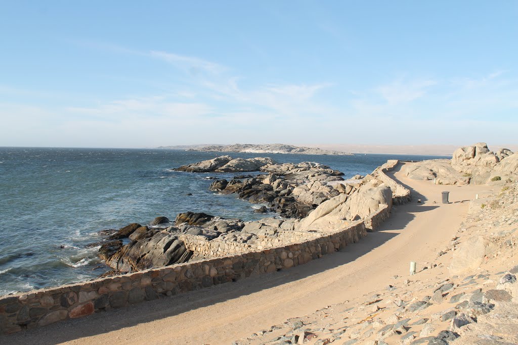 Ausschnitt vom Campingplatz auf Shark Island bei Lüderitz am 8. November 2013 nachmittags by Wolfgang Hanko