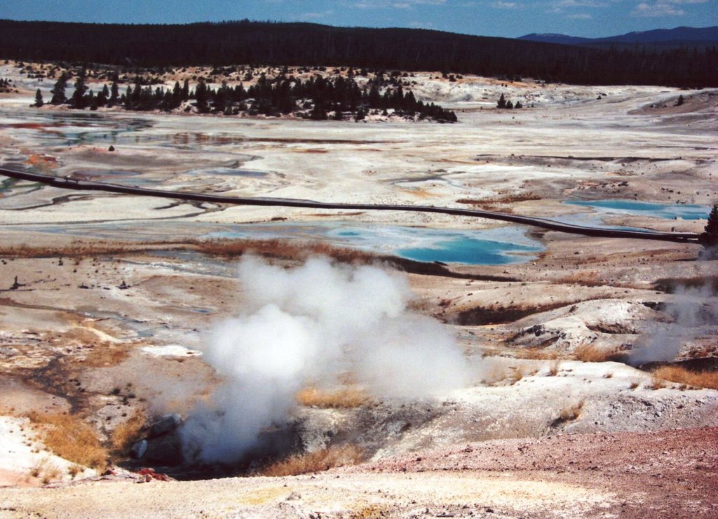 Geothermal Pools, Yellowstone NP by Ryan Kelly