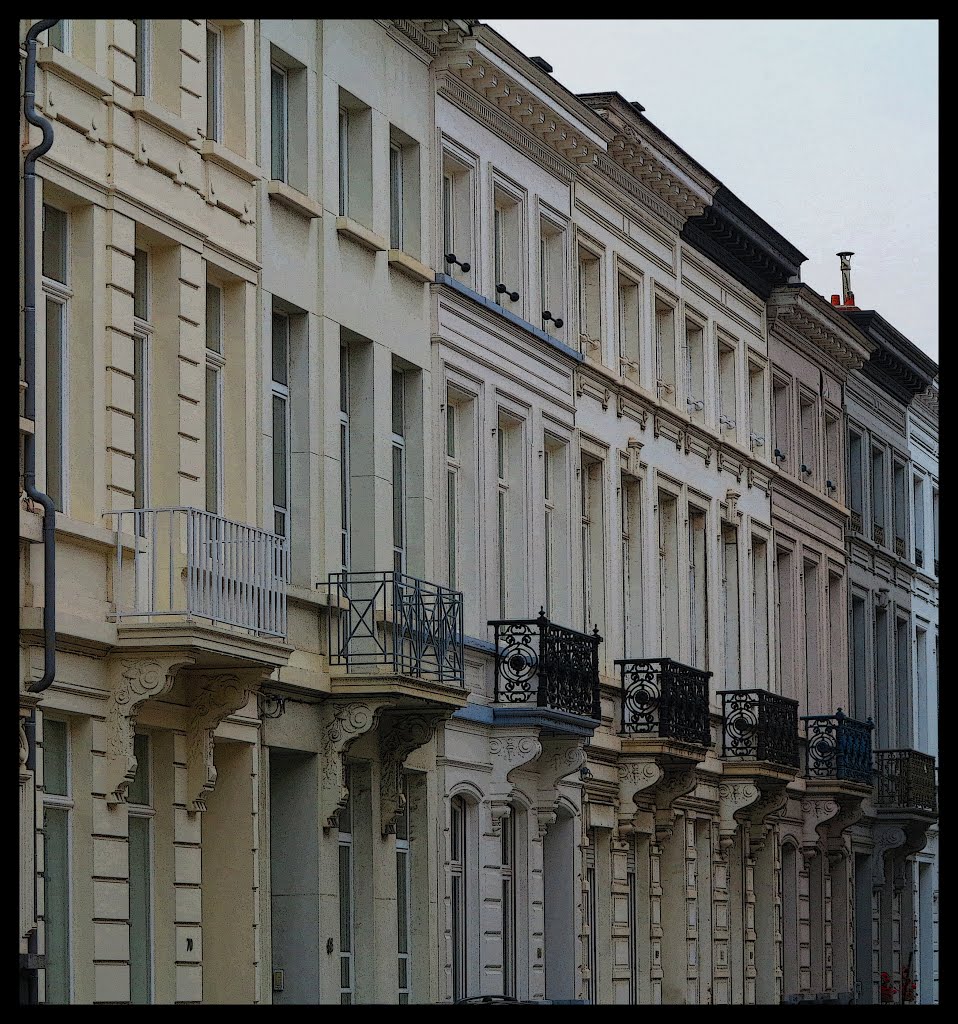 19th Century Row of Houses by agracier - NO VIEWS