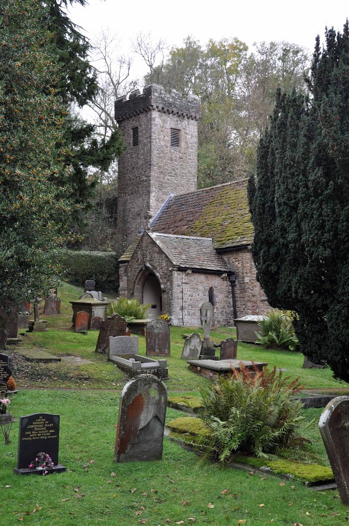 St Madoc's Church, Llanbadoc by Henk Strik