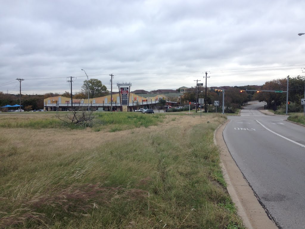 Duval Road traveling EAST, Austin TEXAS by G.C. Lawson