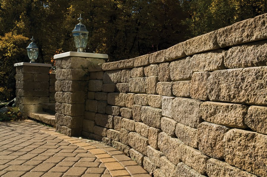 A nice retaining wall in Portland by LandscapingPortland