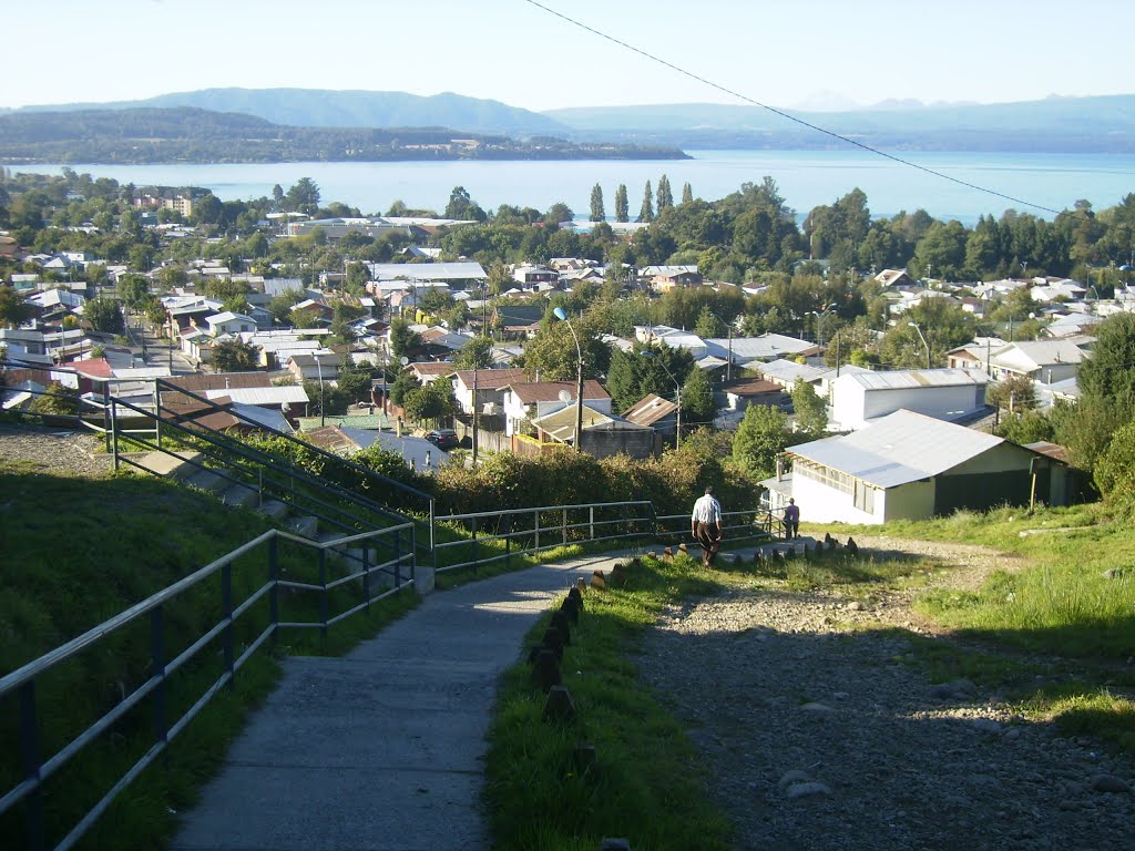 Vista mirador villarrica by mario zen