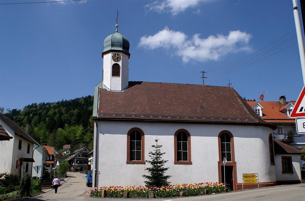 Bad Herrenalb - Bernbach - ev. Kirche by Augenstein