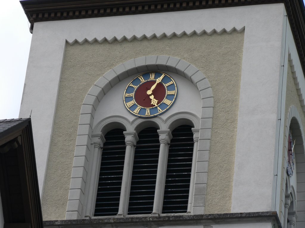 Brülisau church tower by Niek Bergboer