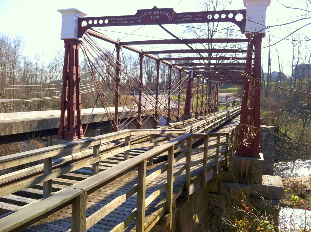 Bollman Truss Railroad Bridge, Savage Mill, 8600 Foundry Street, Savage, MD 20763 by Midnight Rider